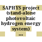 SAPHYS project (stand-alone photovoltaic hydrogen energy system) : final report July 1994 - June 1997 /