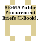 SIGMA Public Procurement Briefs [E-Book].