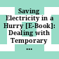 Saving Electricity in a Hurry [E-Book]: Dealing with Temporary Shortfalls on Electricity Suppliers /