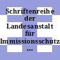 Schriftenreihe der Landesanstalt für Immissionsschutz des Landes Nordrhein Westfalen Vol 0040.