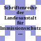 Schriftenreihe der Landesanstalt für Immissionsschutz des Landes Nordrhein Westfalen Vol 0043.