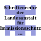 Schriftenreihe der Landesanstalt für Immissionsschutz des Landes Nordrhein Westfalen Vol 0050.