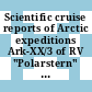 Scientific cruise reports of Arctic expeditions Ark-XX/3 of RV "Polarstern" in 2004 : Fram Strait, Yermak Plateau and east greenland continental margin /