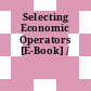 Selecting Economic Operators [E-Book] /