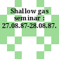 Shallow gas seminar : 27.08.87-28.08.87.