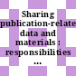 Sharing publication-related data and materials : responsibilities of authorship in the life sciences [E-Book] /