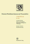 Sitzung / Rheinisch-Westfälische Akademie der Wissenschaften. 336 : Düsseldorf, 3.12.1986