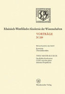 Sitzung / Rheinisch-Westfälische Akademie der Wissenschaften. 342 : Düsseldorf, 1.7.87