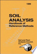 Soil analysis handbook of reference methods /