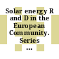Solar energy R and D in the European Community. Series E. Energy from biomass