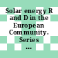 Solar energy R and D in the European Community. Series H. Solar energy in agriculture and industry.