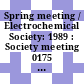 Spring meeting / Electrochemical Society: 1989 : Society meeting 0175 : Los-Angeles, CA, 07.05.89-12.05.89.