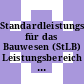 Standardleistungsbuch für das Bauwesen (StLB) Leistungsbereich 37 Tapezierarbeiten.