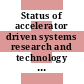 Status of accelerator driven systems research and technology development [E-Book] /