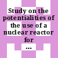 Study on the potentialities of the use of a nuclear reactor for the industrialization of southern Tunisia /