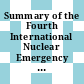 Summary of the Fourth International Nuclear Emergency Exercise (INEX-4) [E-Book]: Exercise Conduct and Evaluation Questionnaires /