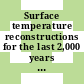 Surface temperature reconstructions for the last 2,000 years / [E-Book]