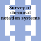 Survey of chemical notation systems