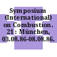 Symposium (International) on Combustion. 21 : München, 03.08.86-08.08.86.