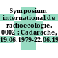 Symposium international de radioecologie. 0002 : Cadarache, 19.06.1979-22.06.1979.