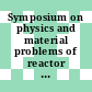 Symposium on physics and material problems of reactor control rods: abstracts of papers : Wien, 11.11.1963-15.11.1963