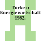 Türkei : Energiewirtschaft. 1982.