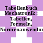 Tabellenbuch Mechatronik : Tabellen, Formeln, Normenanwendung.