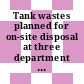 Tank wastes planned for on-site disposal at three department of energy sites : the Savannah river site - interim report [E-Book] /