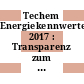 Techem Energiekennwerte 2017 : Transparenz zum Energieverbrauch für Heizung und Warmwasser in deutschen Mehrfamilienhäusern