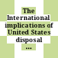 The International implications of United States disposal of stockpiled tin.