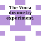 The Vinca dosimetry experiment.