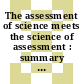 The assessment of science meets the science of assessment : summary of a workshop [E-Book] /