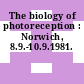 The biology of photoreception : Norwich, 8.9.-10.9.1981.