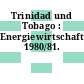 Trinidad und Tobago : Energiewirtschaft. 1980/81.