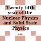 Twenty-fifth year of the Nuclear Physics and Solid State Physics Symposium. 24C. Solid state physics : silver jubilee physics symposium, Bombay, December 28, 1981 - January 1, 1982 /