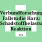 Verbundforschung Fallstudie Harz: Schadstoffbelastung, Reaktion der Ökosphaere und Wasserqualität.