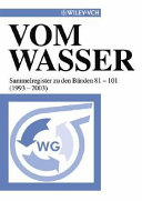 Vom Wasser : Sammelregister zu den Bänden 81 - 1001 (1993 - 2003) /
