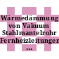 Wärmedämmung von Vakuum Stahlmantelrohr Fernheizleitungen: Abschlussbericht zum BMFT Forschungsvorhaben.