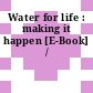 Water for life : making it happen [E-Book] /