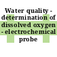 Water quality - determination of dissolved oxygen - electrochemical probe method.