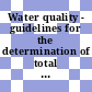 Water quality - guidelines for the determination of total organic carbon (toc)