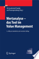 Wertanalyse - das Tool im Value Management [E-Book].