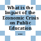 What is the Impact of the Economic Crisis on Public Education Spending? [E-Book] /