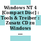Windows NT 4 [Compact Disc] : Tools & Treiber : Zusatz CD zu Windows NT4 komplett.