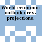 World economic outlook : rev. projections.