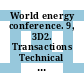 World energy conference. 9, 3D2. Transactions Technical papers, environment and the energy supply : Detroit, Mich., 23.-27.9.1974.