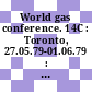 World gas conference. 14C : Toronto, 27.05.79-01.06.79 : Report of committee C: transmission of gases.