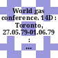 World gas conference. 14D : Toronto, 27.05.79-01.06.79 : Report of committee D: distribution of gases.