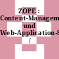 ZOPE : Content-Management und Web-Application-Server /