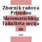 Zbornik radova Prirodno Matematichkog Fakulteta serija za matematiku vol 0020,01.